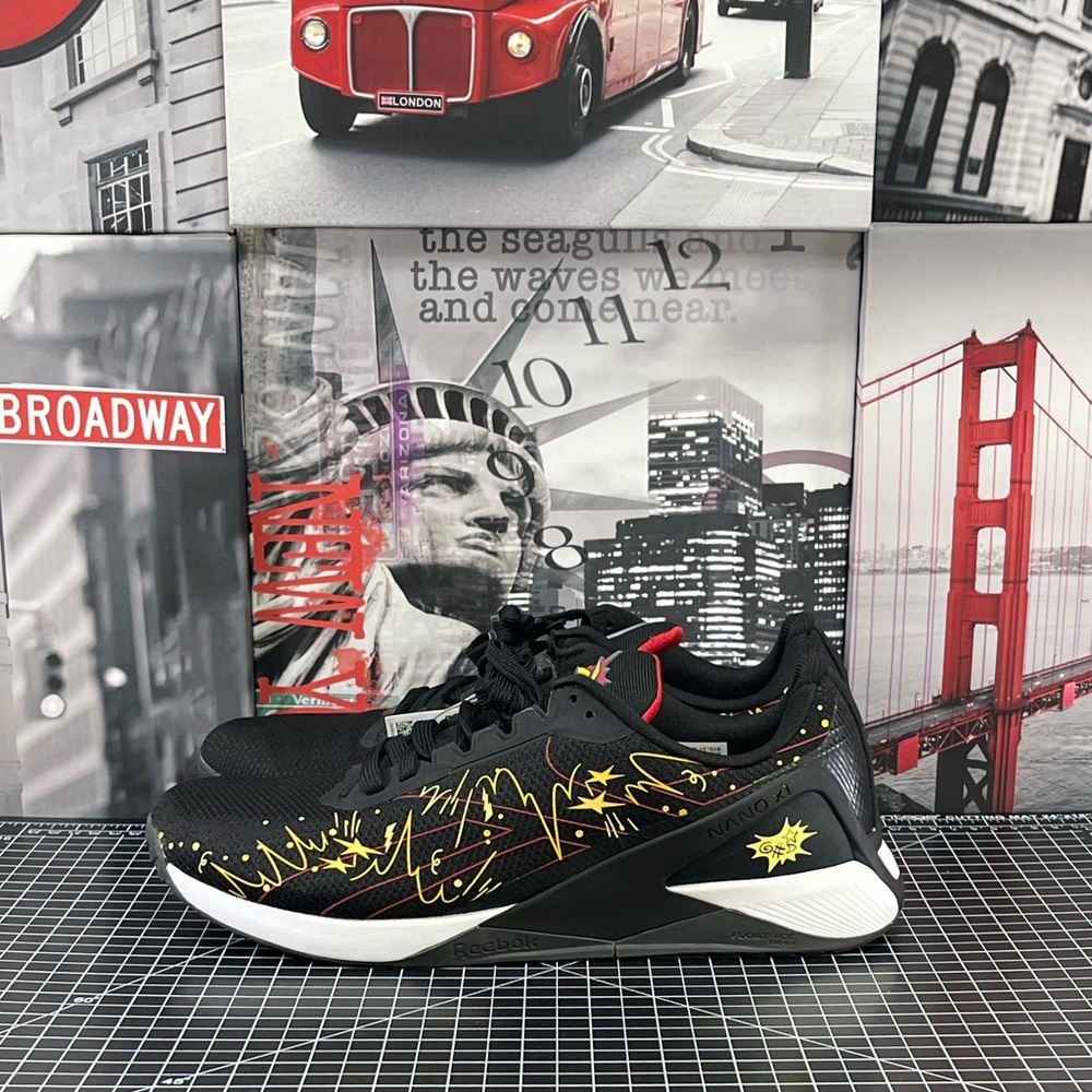 Reebok x Looney Tunes Nano X1 - GW4303 - Mens Sz 12.5 - Black / White - Marigold - Picture 5 of 12